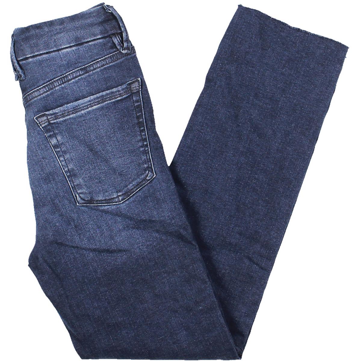 Good Classic Womens Denim Raw Hem Skinny Jeans