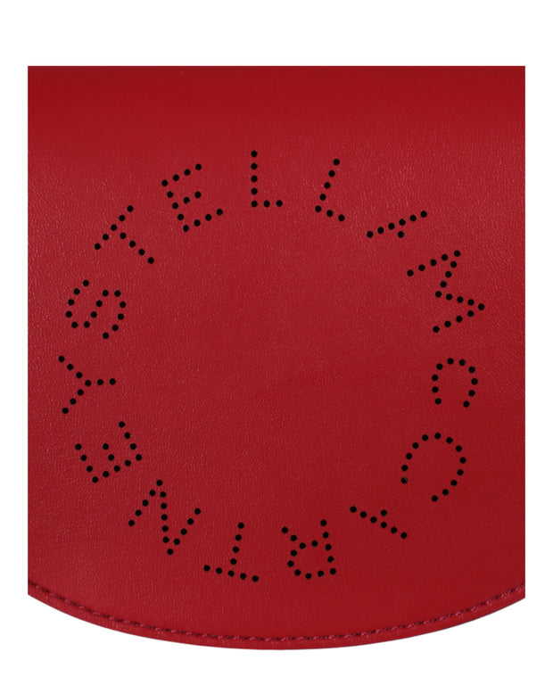 Stella McCartney Womens Logo Flap Shoulder Bag
