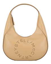 Stella McCartney Womens Logo Hobo Shoulder Bag