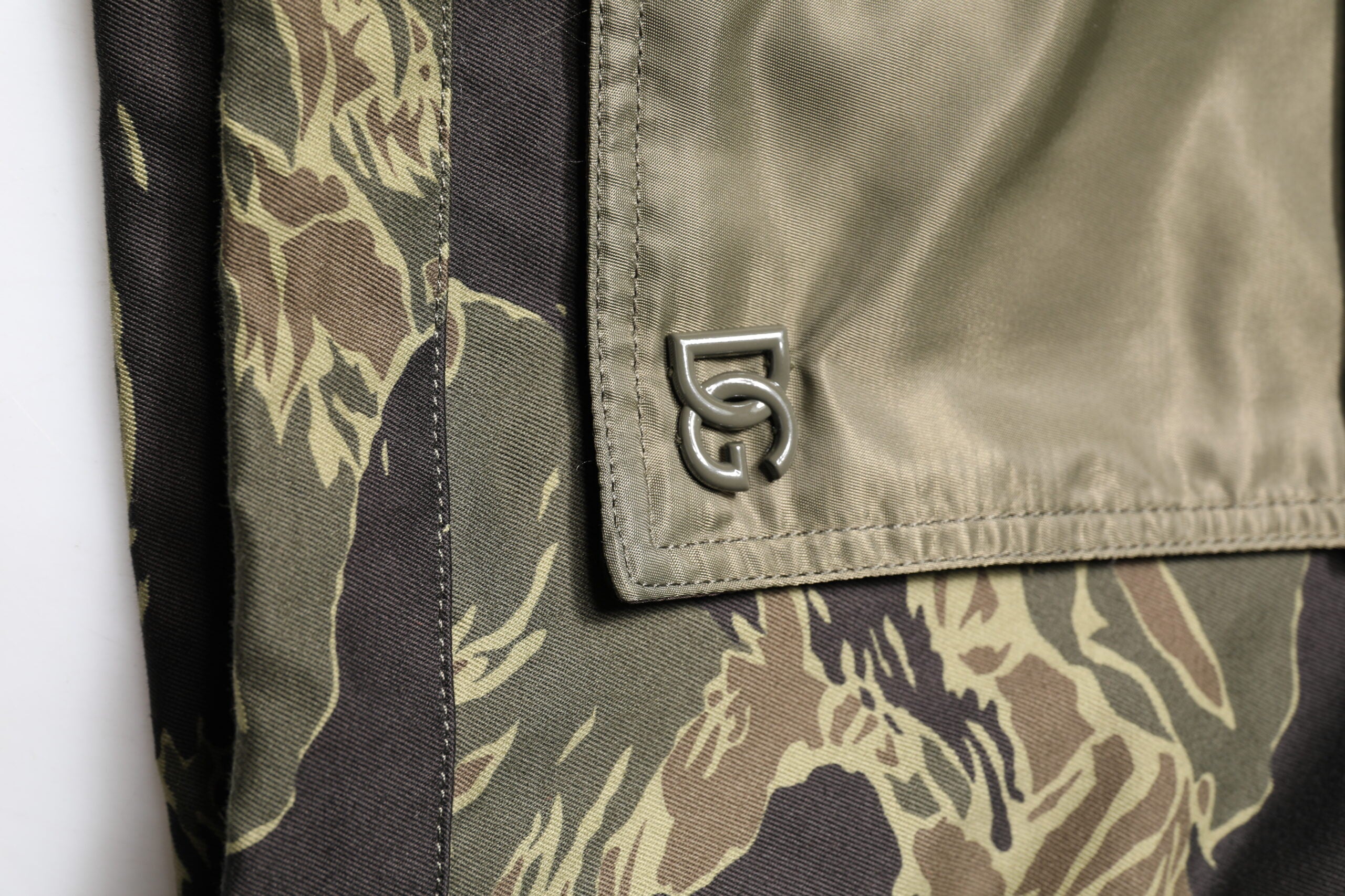 Dolce & Gabbana Dolce & Gabbana Multicolor Camouflage Cotton Bomber Men's Jacket