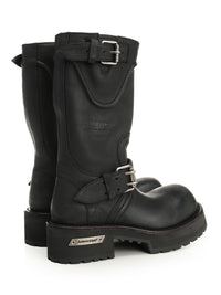 Balenciaga Women "Venom" Leather Boots