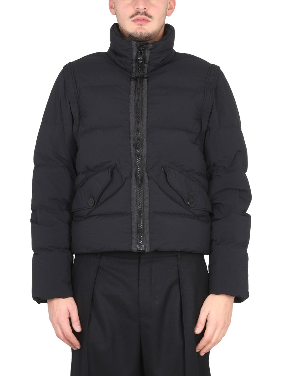 TEN C Ten C Men Down Jacket With Removable Sleeves