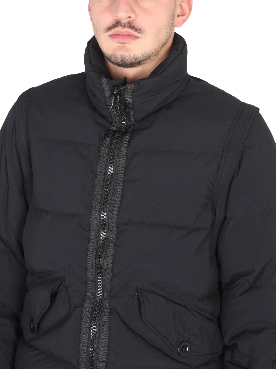 TEN C Ten C Men Down Jacket With Removable Sleeves