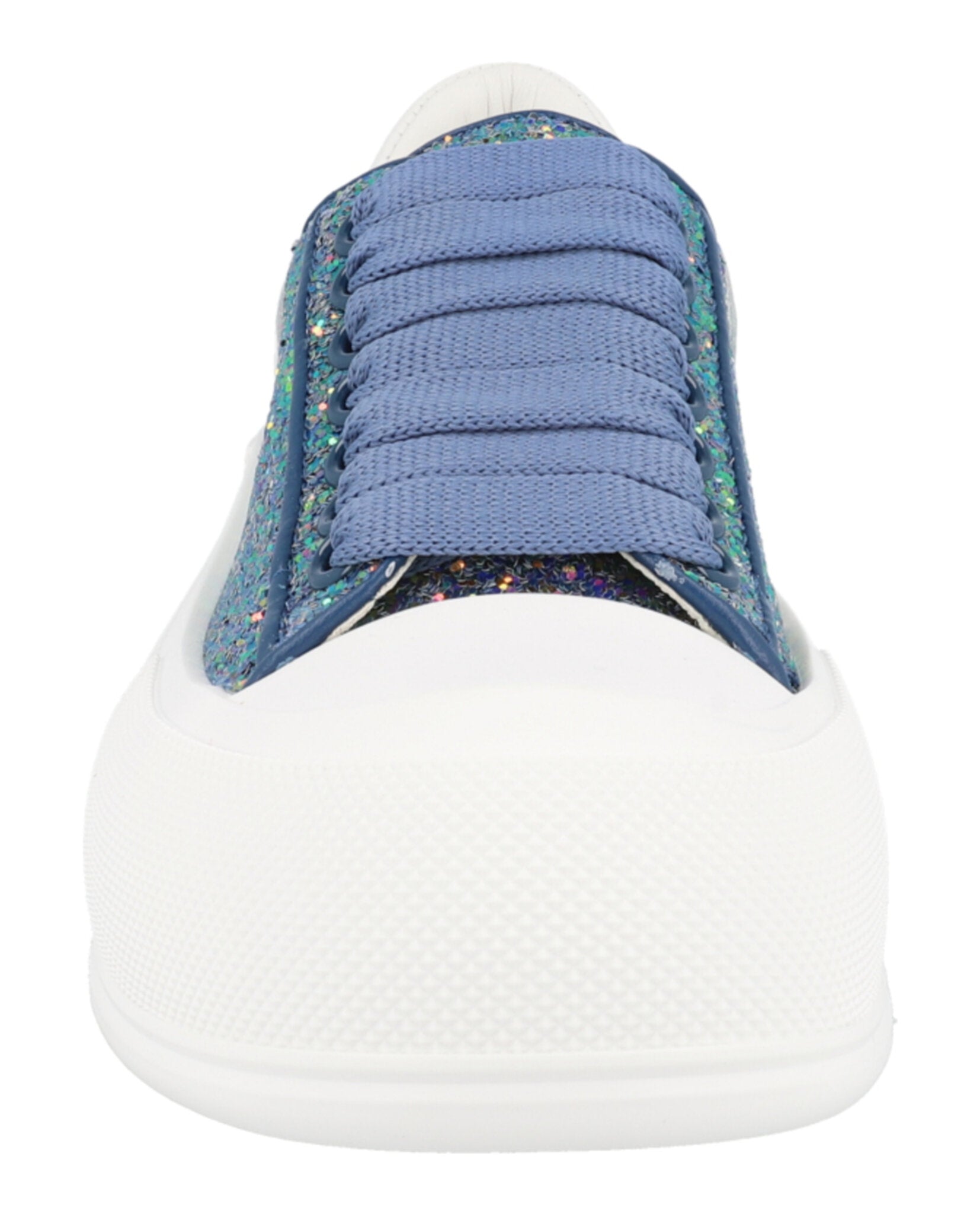 Alexander McQueen Womens Glitter Low-Top Sneakers