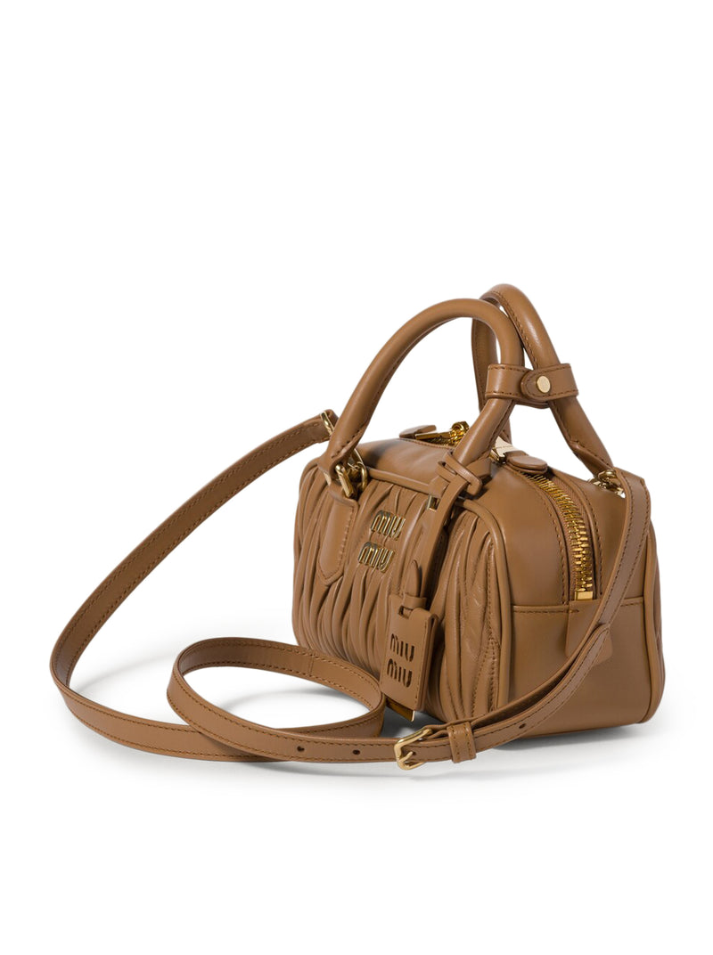 Miu Miu Women Arcadie Bag In Quilted Nappa