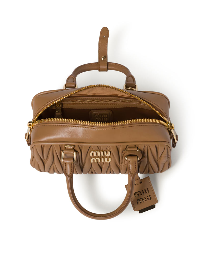 Miu Miu Women Arcadie Bag In Quilted Nappa