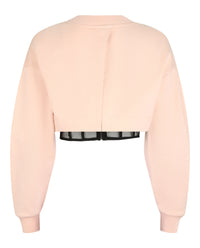 Alexander McQueen Alexander McQueen Womens Hybrid Bustier Sweatshirt