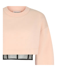 Alexander McQueen Alexander McQueen Womens Hybrid Bustier Sweatshirt