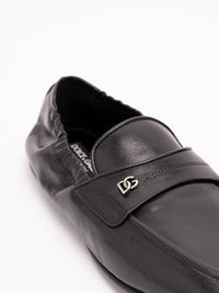 Dolce & Gabbana Men Slippers In Calfskin