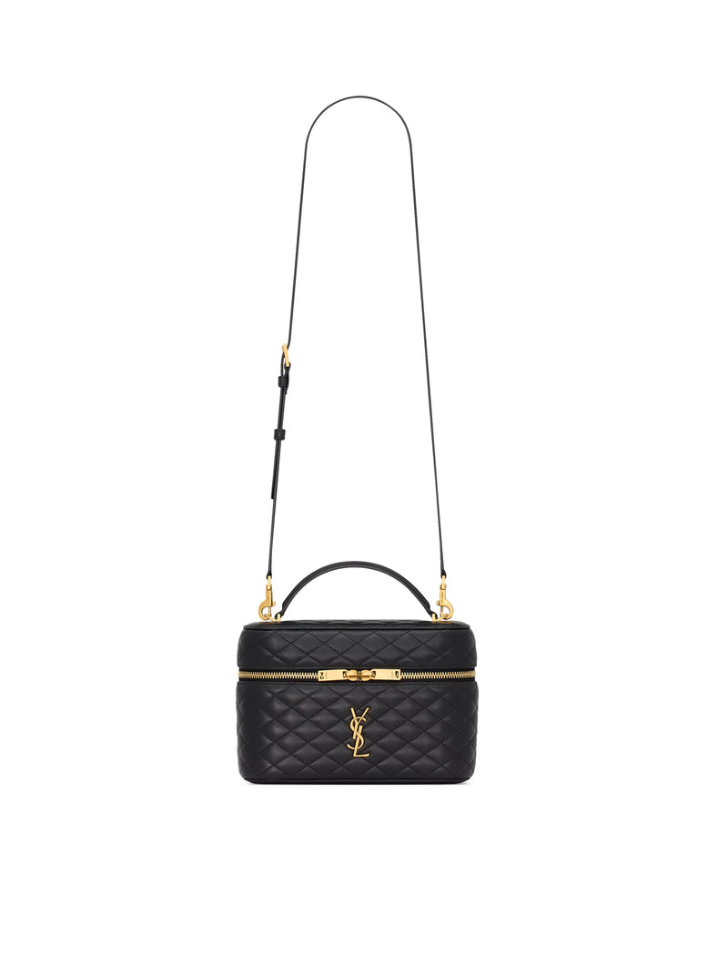 Saint Laurent Women Gaby Large Lambskin Vanity Bag