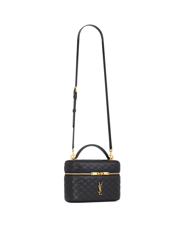 Saint Laurent Women Gaby Large Lambskin Vanity Bag