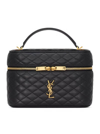 Saint Laurent Women Gaby Large Lambskin Vanity Bag