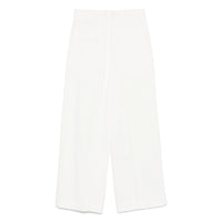 Ann Demeulemeester Ann Demeulemeester White Trousers - Straight Trousers Women