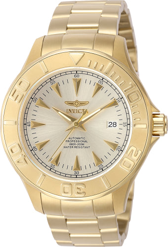 Invicta Men's Signature Gold Dial Watch - 7039