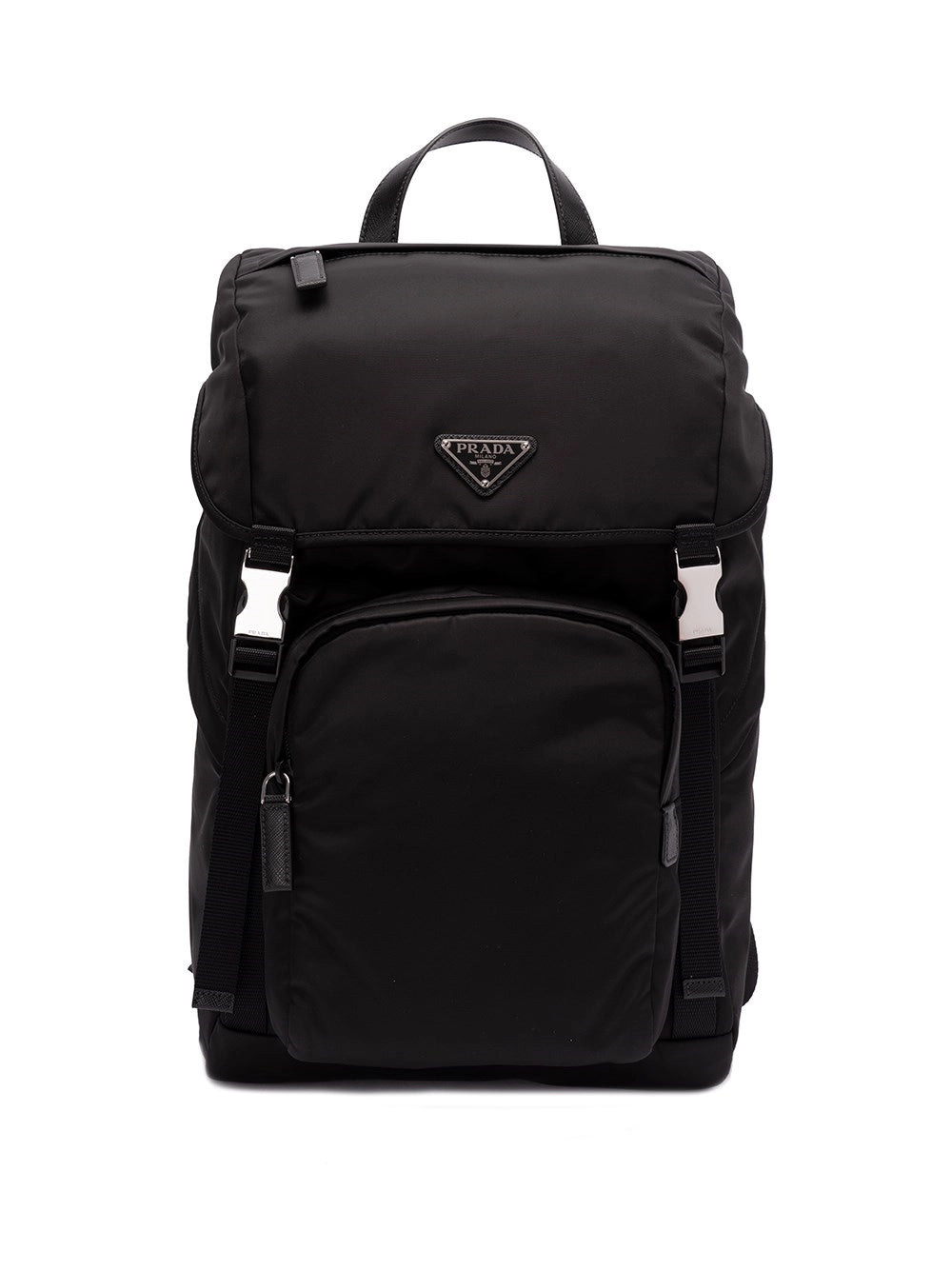 Prada Men Re-Nylon And Saffiano Leather Backpack