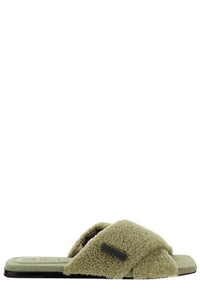 Brunello Cucinelli Women's Logo Detailed Slip-On Sandals In