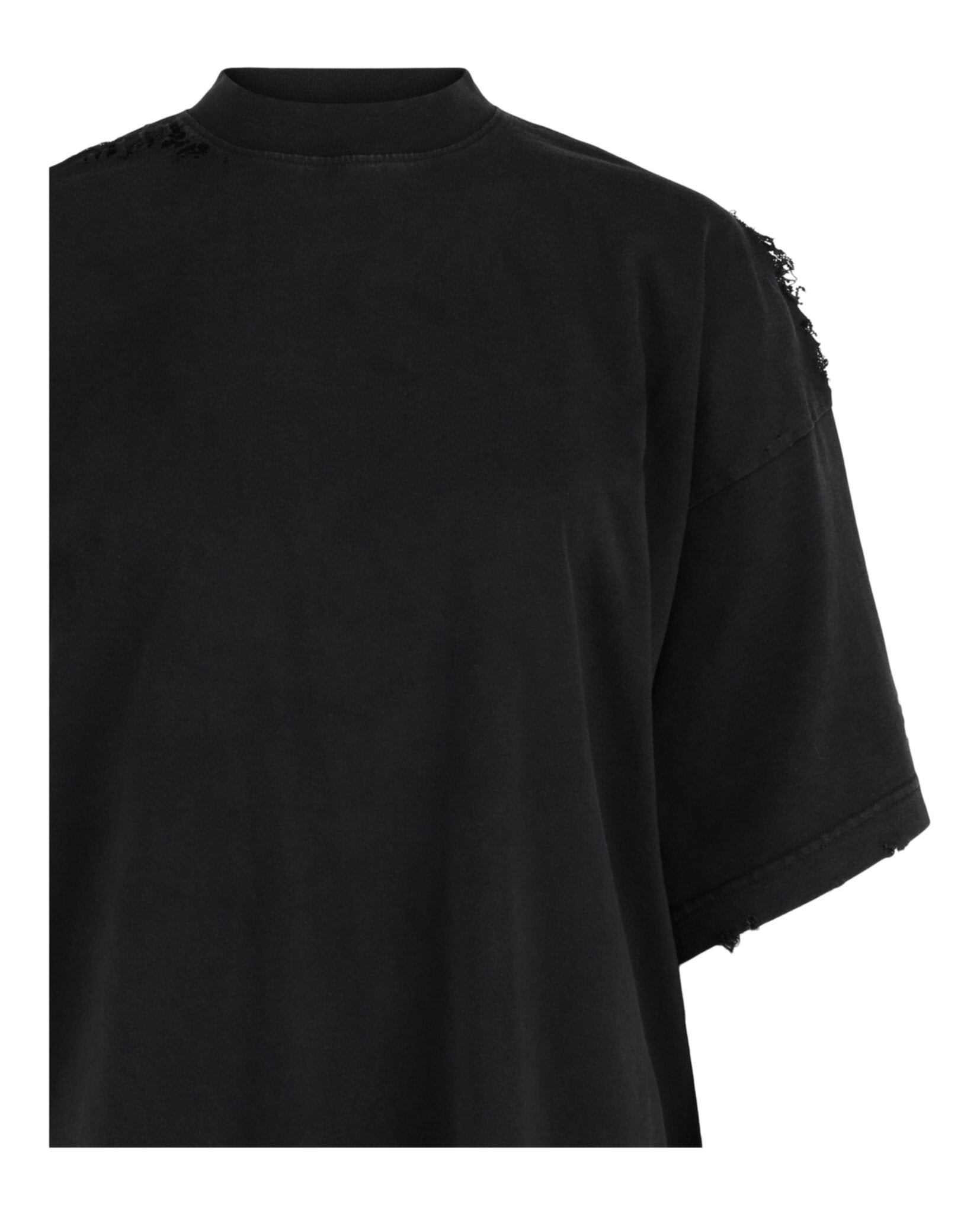 Balenciaga Balenciaga Womens Oversized Distressed T-shirt