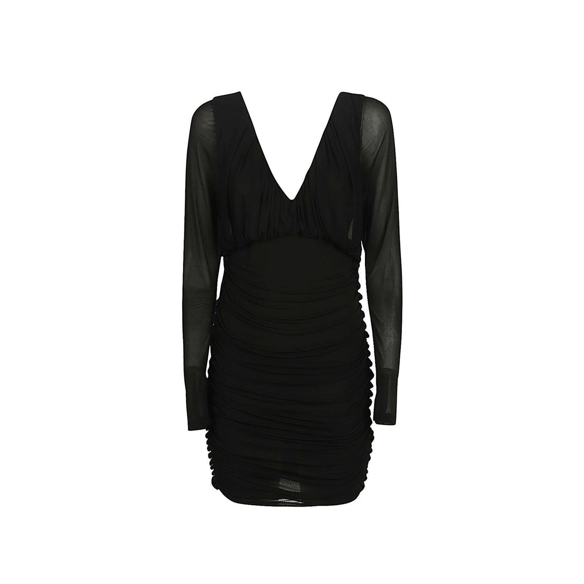 Saint Laurent Saint Laurent Mini Draped Dress Women