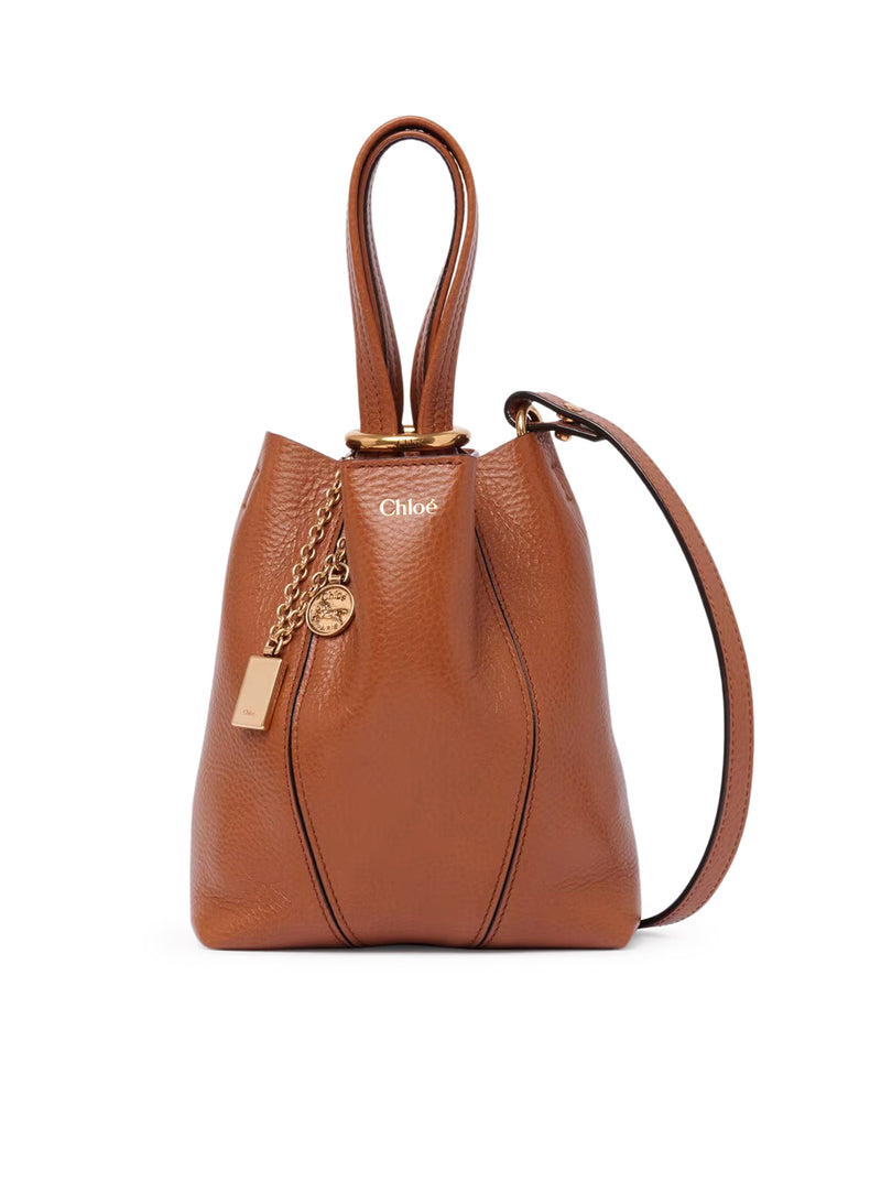 Chloe` Women Chloé Spin Small Tote Bag In Grainy Leather
