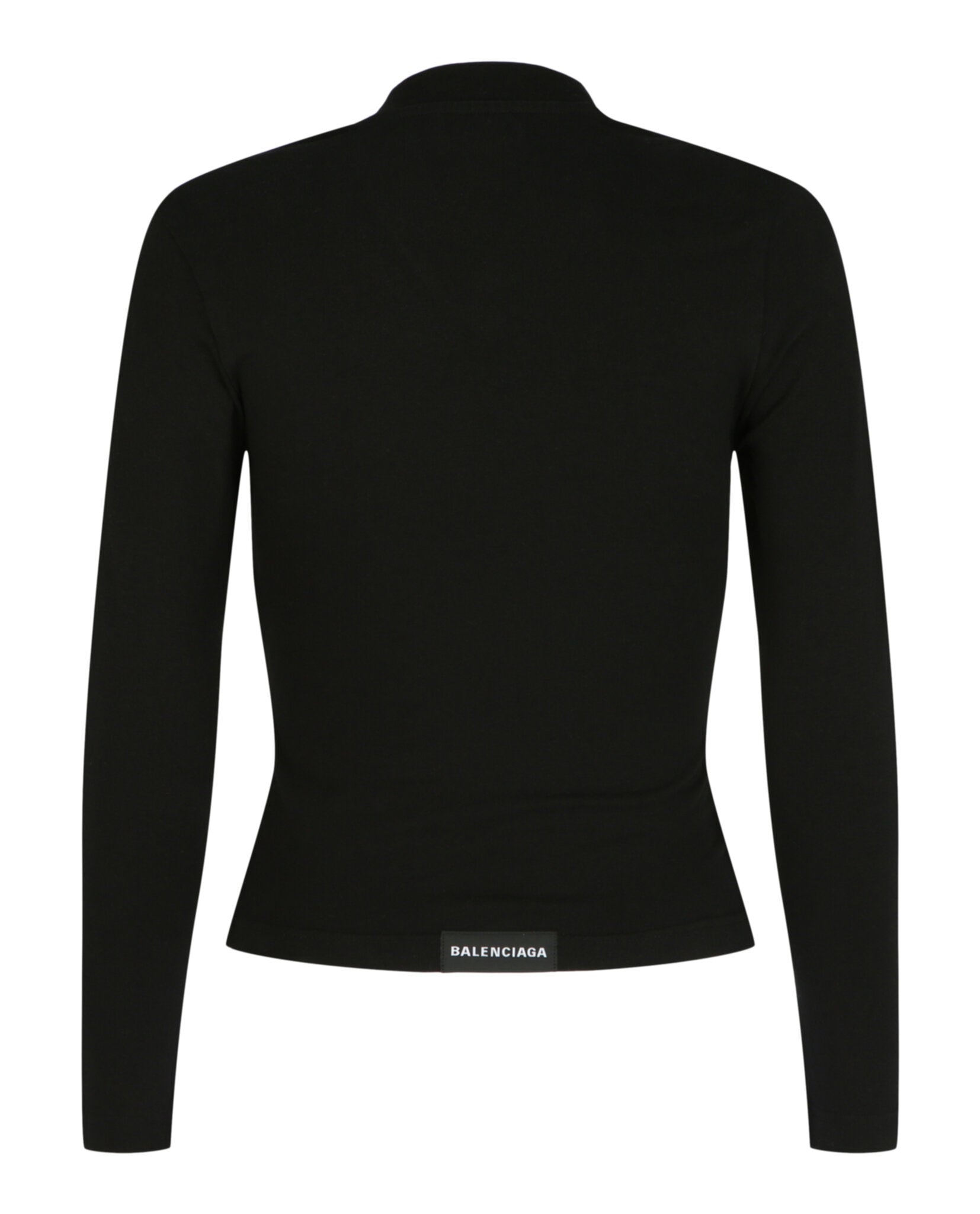 Balenciaga Balenciaga Womens Fitted V-Neck Top