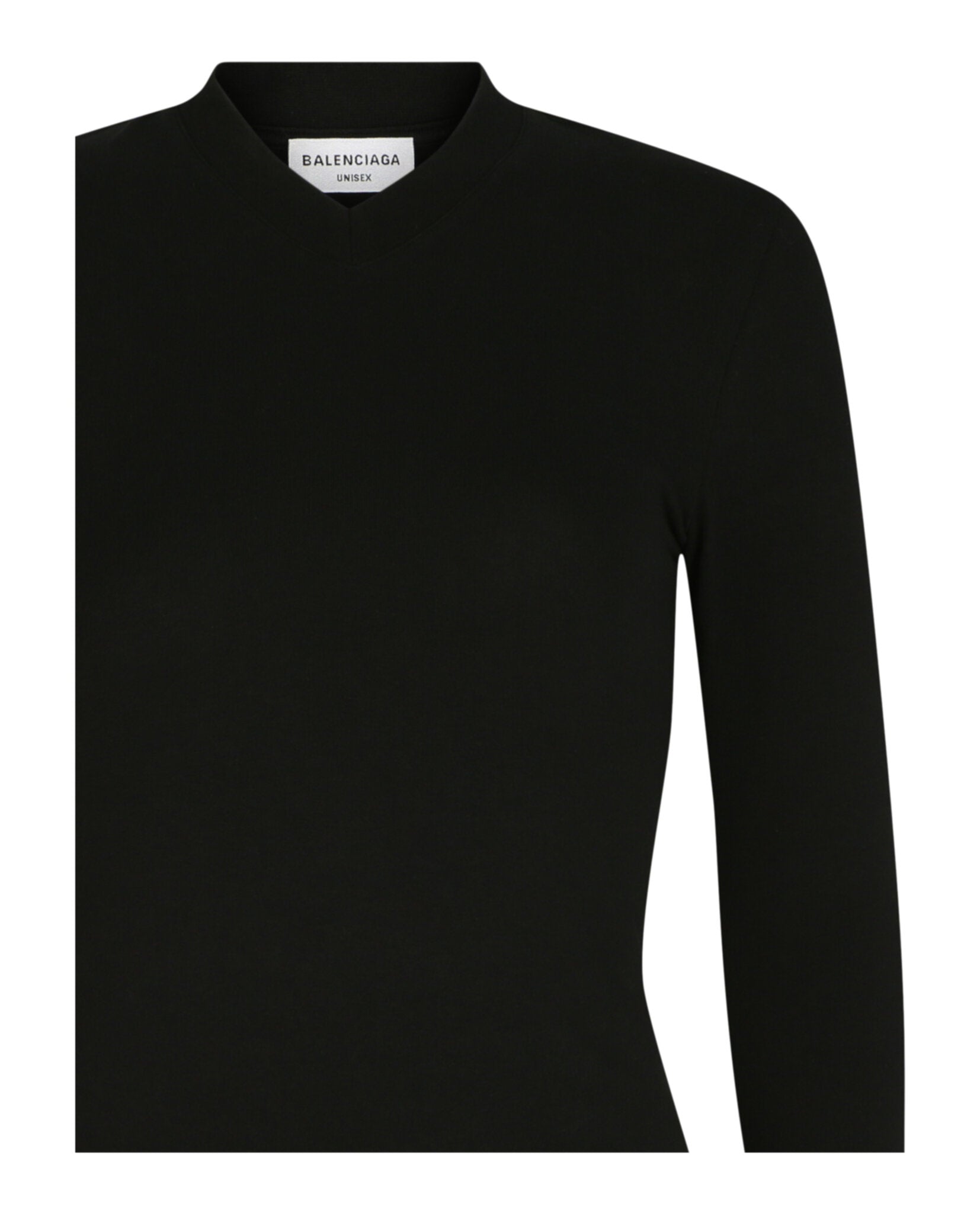 Balenciaga Balenciaga Womens Fitted V-Neck Top