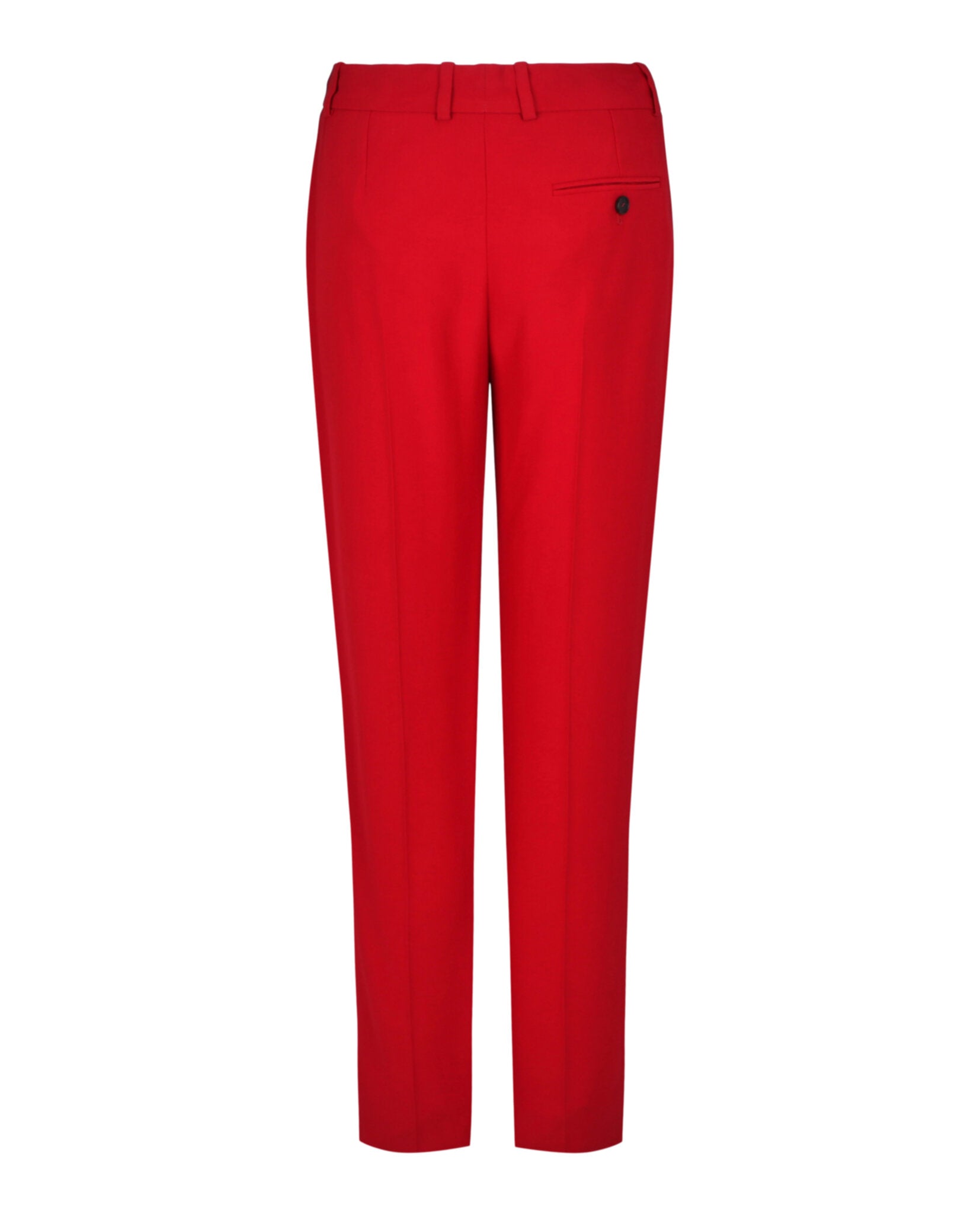 Alexander McQueen Womens Leaf Crepe Cigarette Trousers