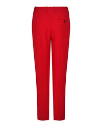 Alexander McQueen Womens Leaf Crepe Cigarette Trousers