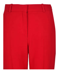 Alexander McQueen Womens Leaf Crepe Cigarette Trousers