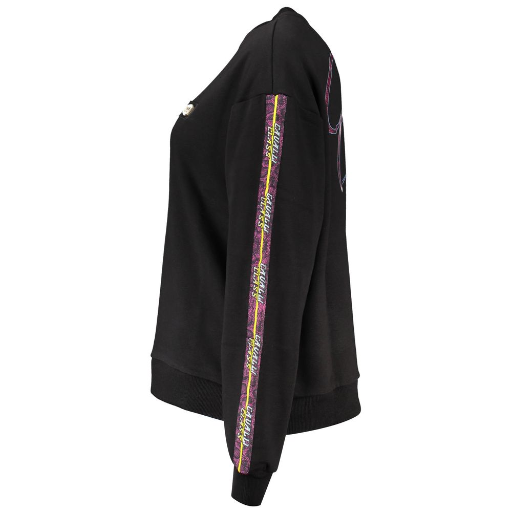 Cavalli Class Cavalli Class Black Cotton Women Women's Sweater