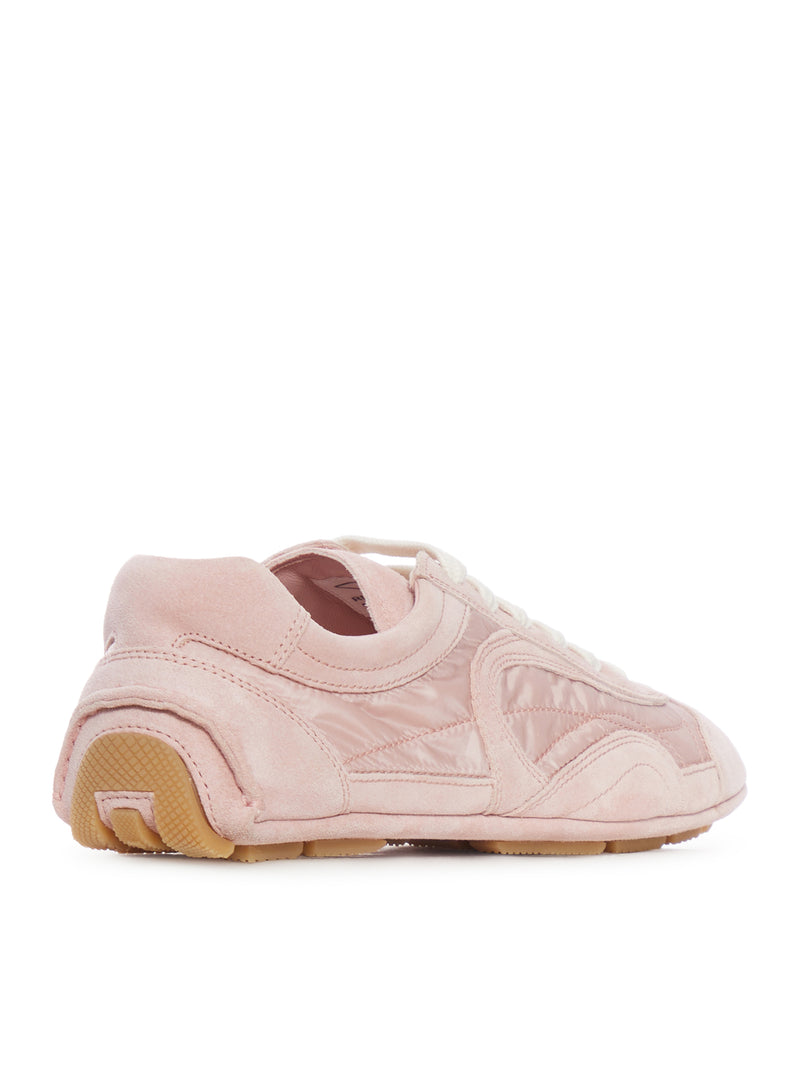 Prada Prada Women Montecarlo Re-Edition 2005 Sneakers In Suede And Re-Nylon