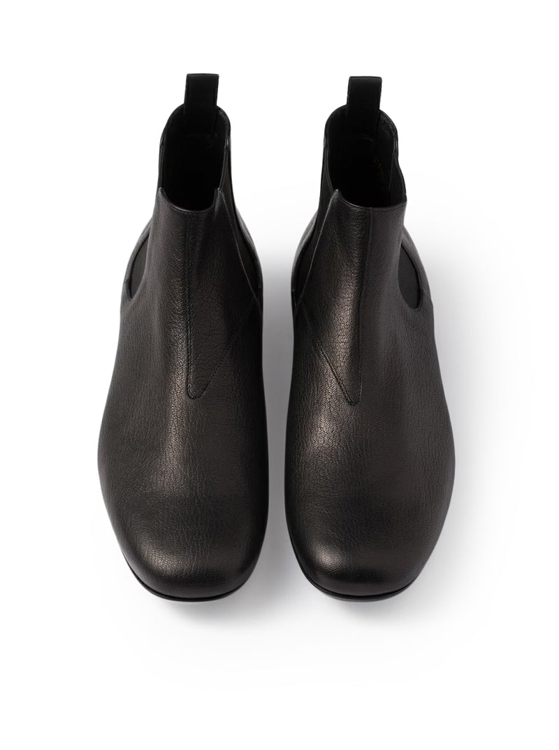 Prada Prada Men Leather Chelsea Boots