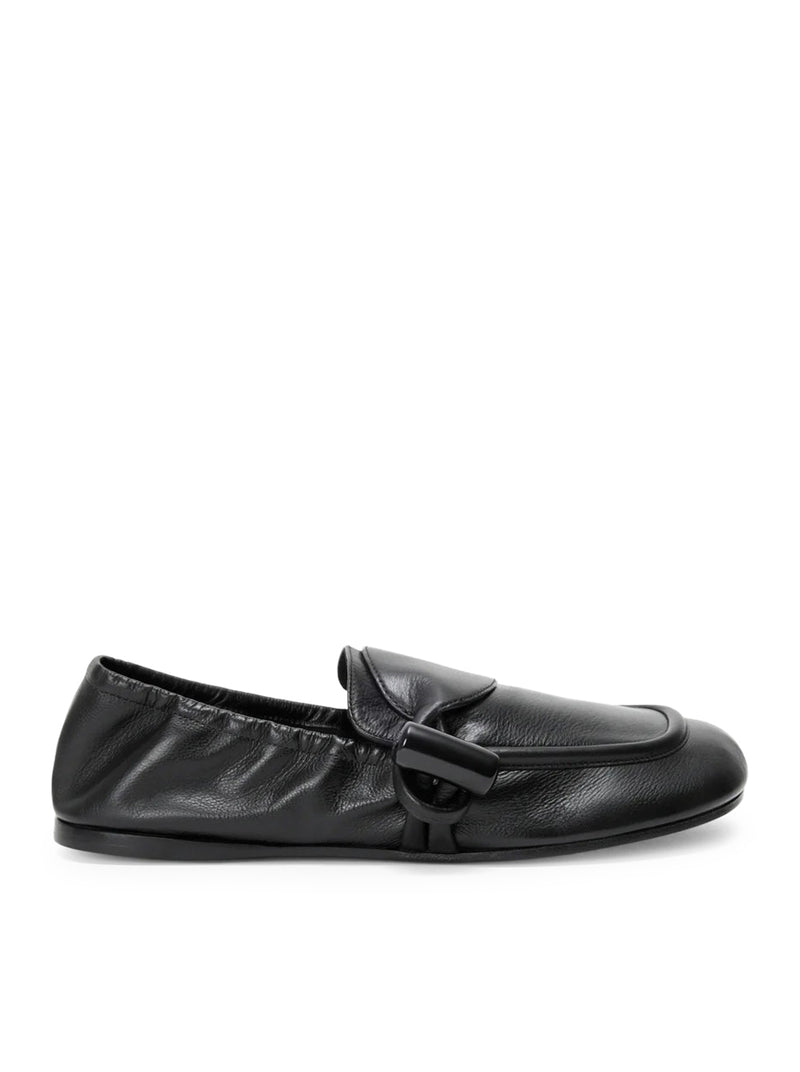 Loewe Loewe Women Toggle Moccasin In Smooth And Polished Calfskin