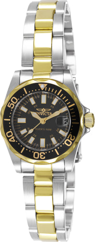 Invicta Women's Signature Black Dial Watch - 7063