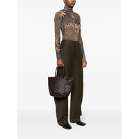 Dragon Diffusion Brown Tote Bags Women