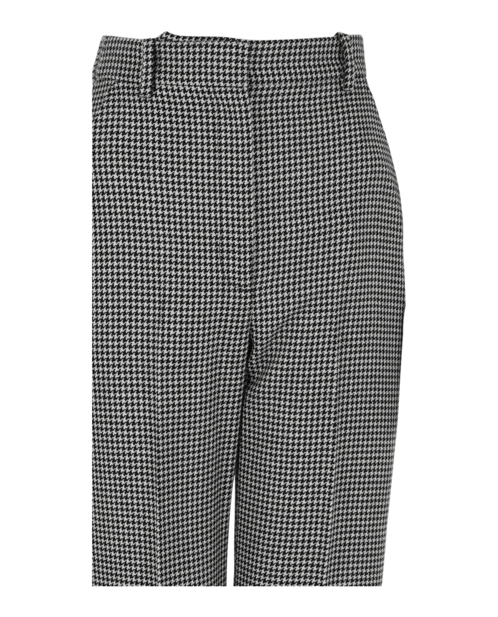 Alexander McQueen Alexander McQueen Womens Houndstooth Wool Pants