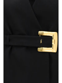 BALMAIN Balmain Women Grain De Poudre Blazer With Belt