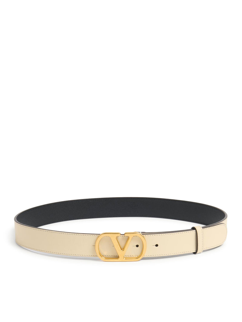 Valentino Garavani Valentino Garavani Women Vlogo Signature Belt In Glossy Calfskin 30Mm