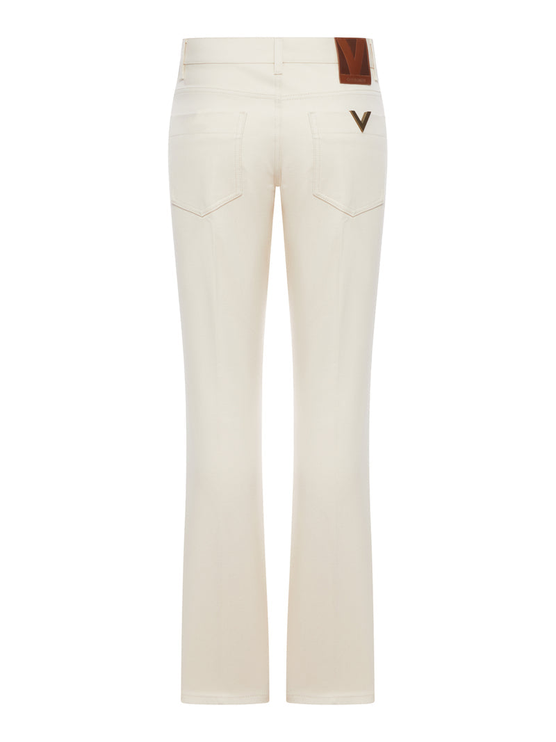 Valentino Garavani Valentino Garavani Women Five-Pocket Flare Trousers