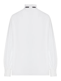 Valentino Garavani Women Poplin Shirt With Ruffled Collar