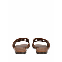 Dolce & Gabbana Brown Flip-Flops & Slides Women