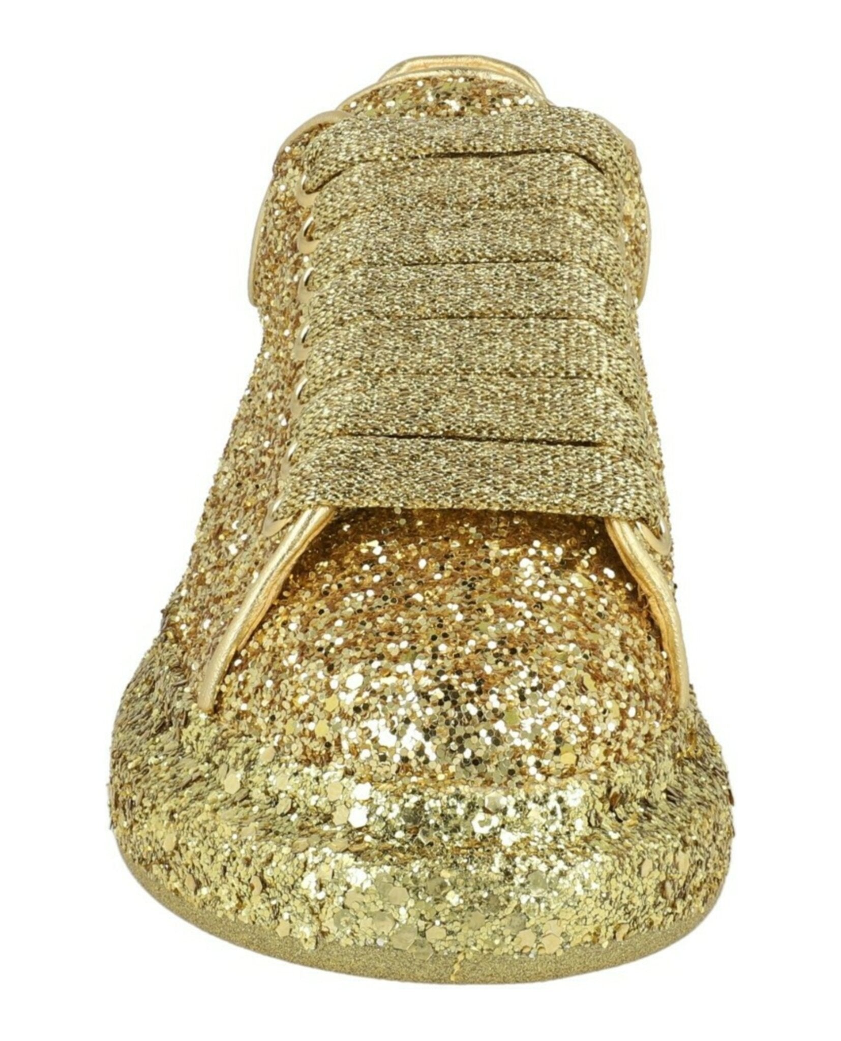 Alexander McQueen Womens Oversized Glitter Sneakers