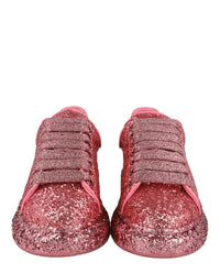 Alexander McQueen Womens Oversized Glitter Sneakers