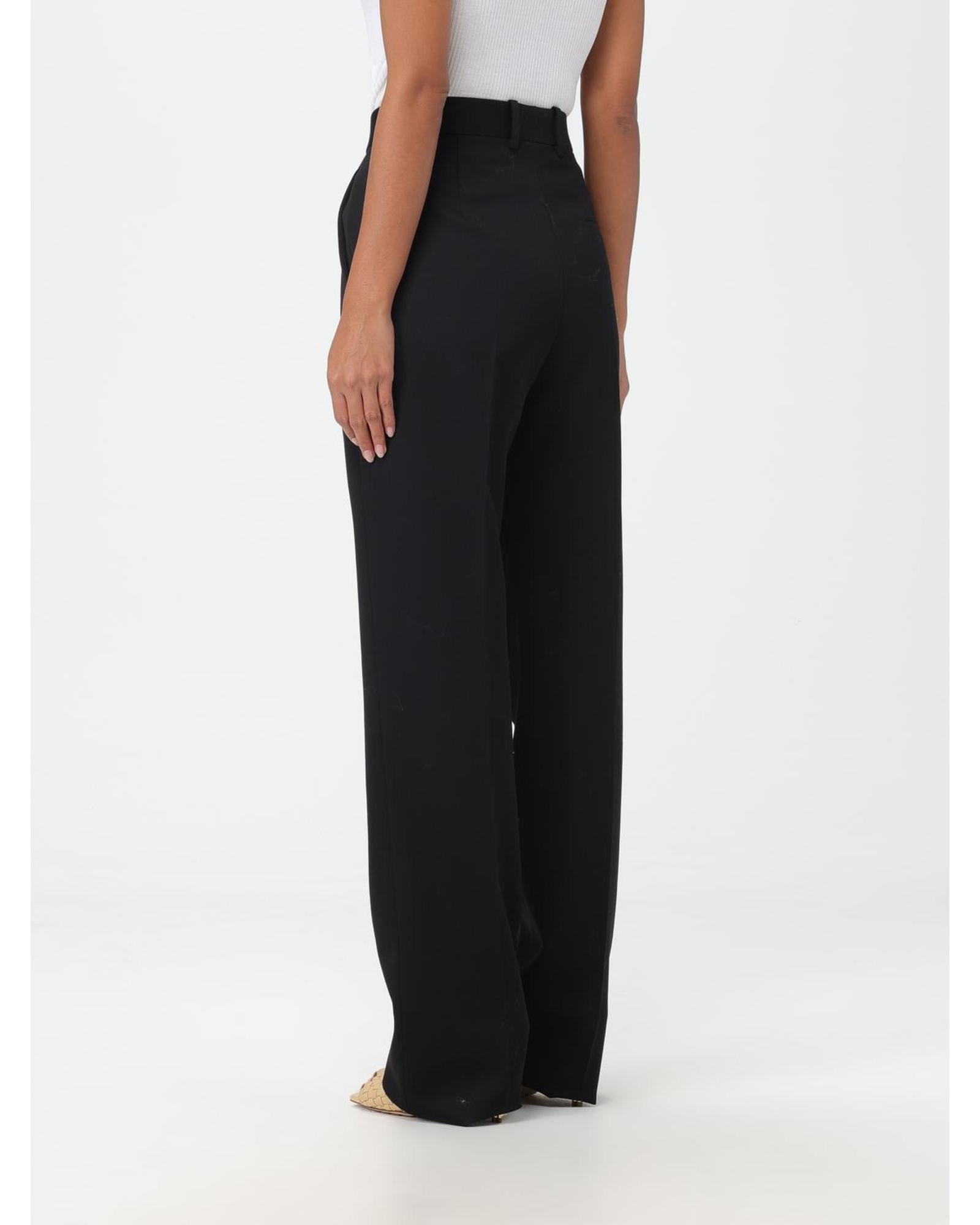 Bottega Veneta Wide Leg Trousers Women Black Pants – Bluefly