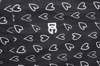 Dolce & Gabbana Black Heart Print Hooded Windbreaker Men's Jacket