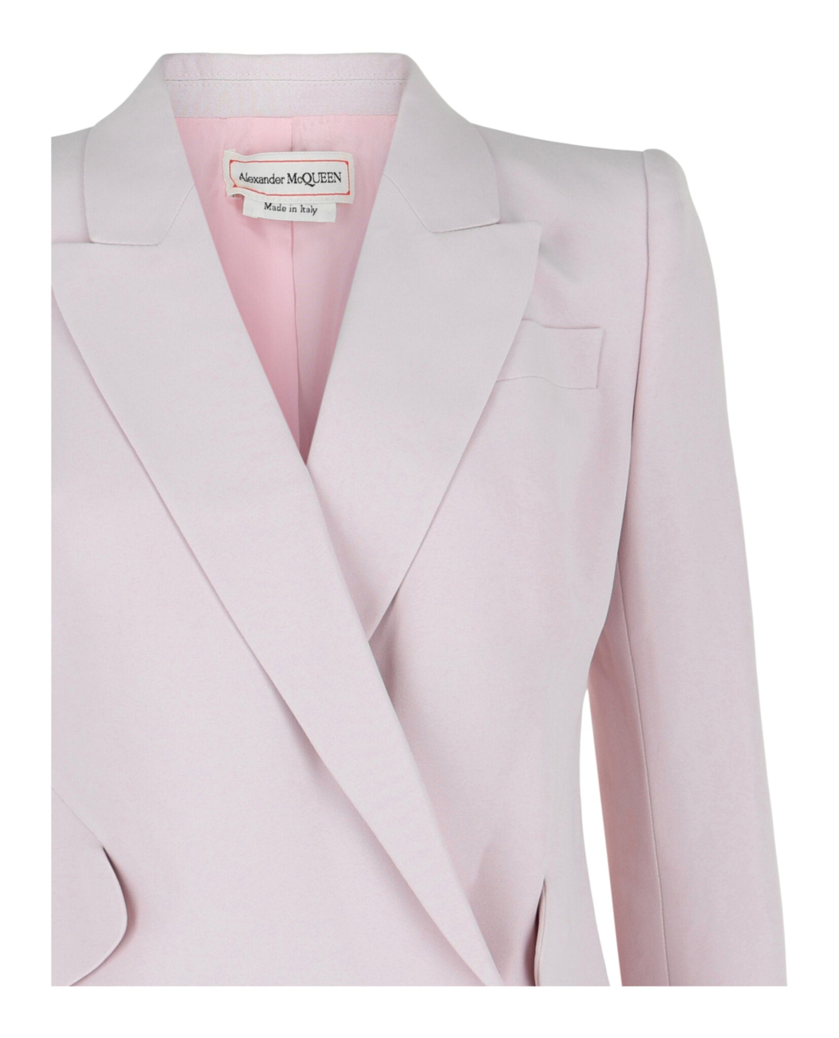Alexander McQueen Alexander McQueen Womens Asymmetric Double Breasted Blazer