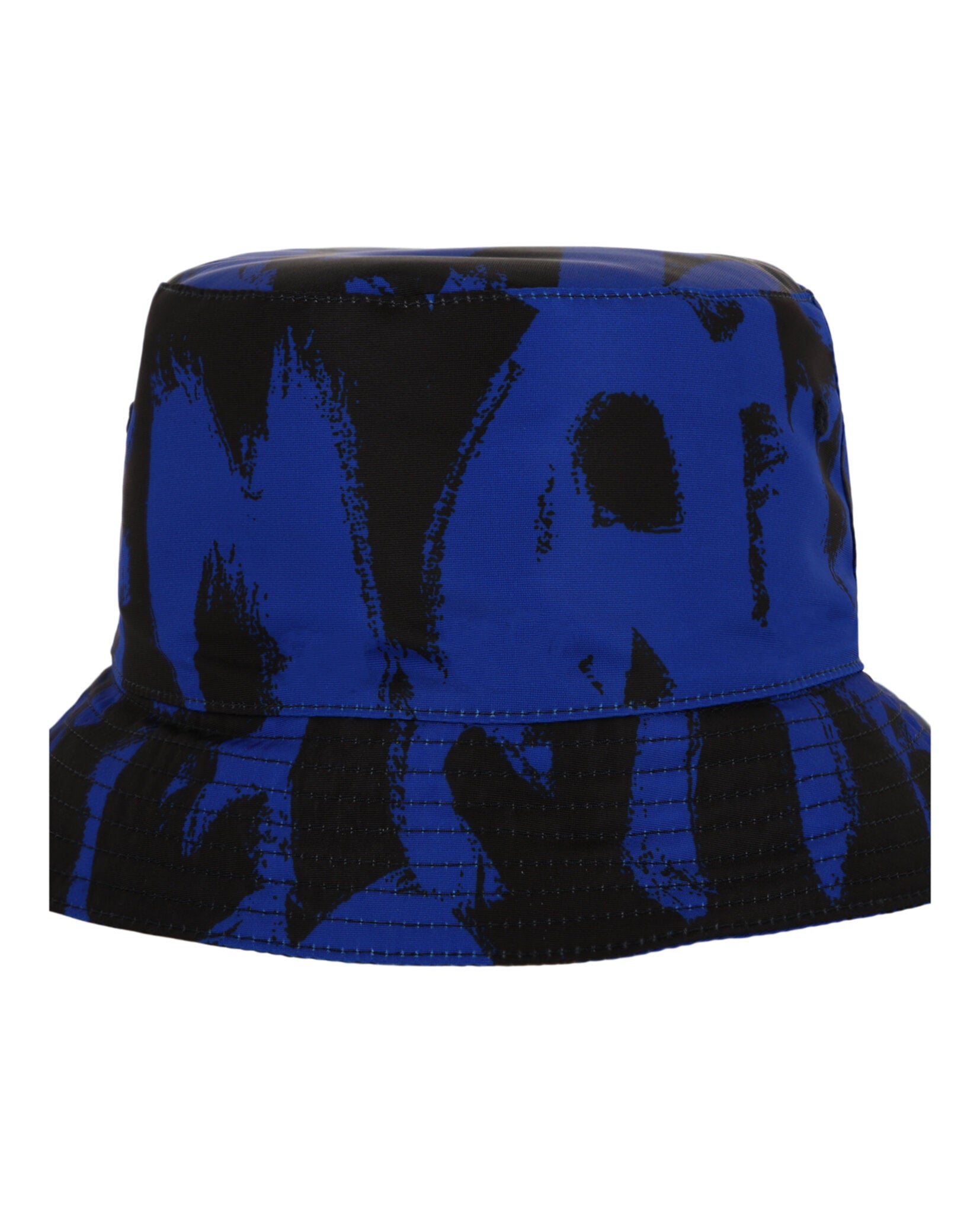 Alexander McQueen Womens Graffiti Logo Print Bucket Hat