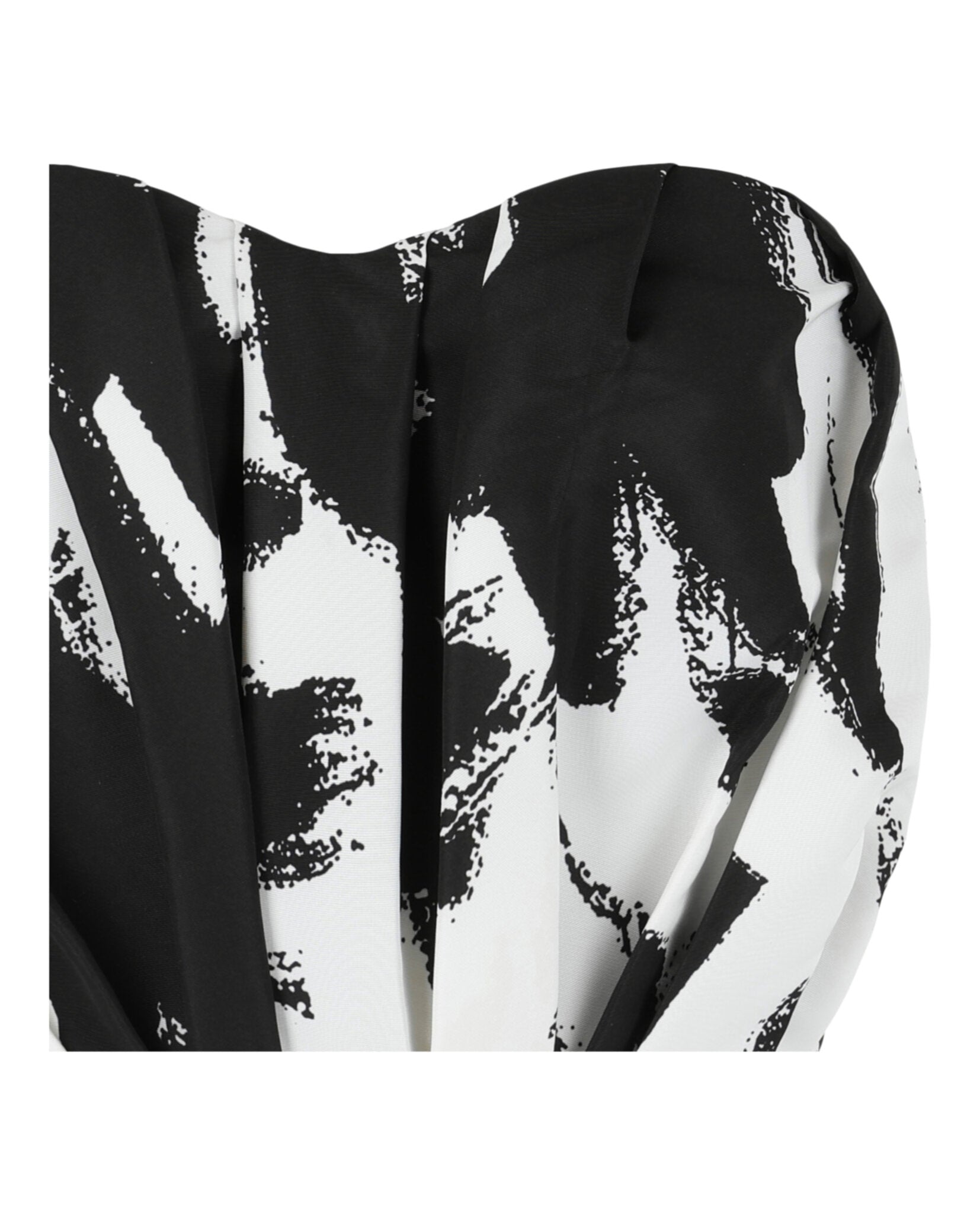 Alexander McQueen Womens Graffiti Bustier Top