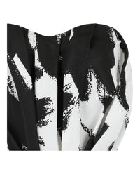 Alexander McQueen Womens Graffiti Bustier Top