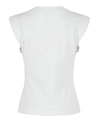 Alexander McQueen Womens Crewneck Cotton T-Shirt