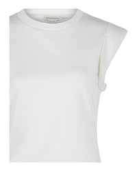 Alexander McQueen Womens Crewneck Cotton T-Shirt